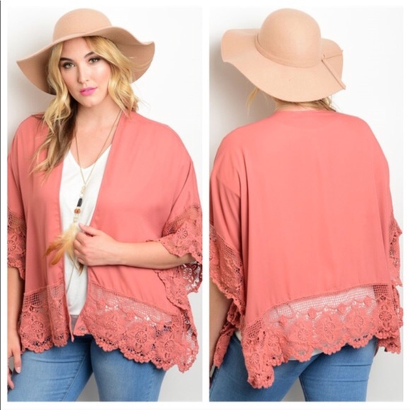Tops - MAUVE KIMONO